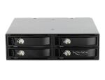 DeLOCK 5.25″ Wechselrahmen für 4 x 2.5″...