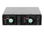 DeLOCK 5.25″ Wechselrahmen für 4 x 2.5″ U.2 NVMe SSD mit abschließbaren Trays