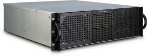 Inter-Tech 3U-30248 Rack Schwarz, Edelstahl