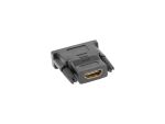 Lanberg AD-0010-BK Kabeladapter HDMI DVI-D Schwarz