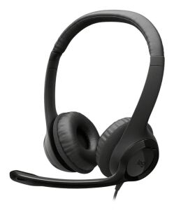 Logitech H390 USB Kopfhörer Kabelgebunden Kopfband Anrufe/Musik USB Typ-C Schwarz