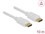 DELOCK Kabel DP 1.2 -> DP St/St 10.0m weiss 4K 60Hz