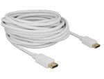 DELOCK Kabel DP 1.2 -> DP St/St 10.0m weiss 4K 60Hz