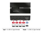 DELOCK USB 2.0 Switch für 4 PC an 1 Gerät