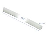 DELOCK Schutzschlauch Glasfasergeflecht 5mx2mm weiß