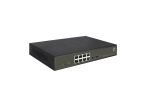 LevelOne Hilbert 10-Port Gigabit PoE Smart Lite Switch, 8 PoE Ausgänge, 2 x Gigabit SFP, 802.3at/af PoE, 130W PoE-Leistungsbudget