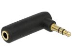 DELOCK Klinke Adapter 3,5mm -> 3,5mm Bu/St 90°