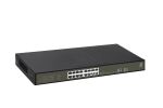 LevelOne Hilbert 18-Port Gigabit PoE Smart Lite Switch, 16 PoE Ausgänge, 2 x Gigabit SFP, 802.3at/af PoE, 230W PoE-Leistungsbudget
