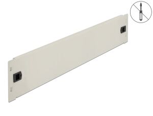 DELOCK 19" Netzwerkschrank Blindabdeckung werkzeugfrei 2 HE
