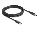 DELOCK Notebook Ladekabel USB Type-C St. zu 5,5 x 2,1 mm st.