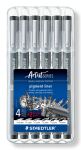 Staedtler 308 SB6P Fineliner Schwarz 6 Stück(e)