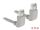 DELOCK Netzwerkkabel RJ45 Cat.6A S/FTP oben / oben gewinkelt