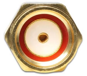 DeLOCK 88475 Koaxialkabel 0,32 m RP-SMA Gold, Schwarz
