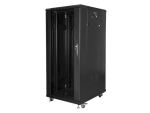 Lanberg FF01-6827-12B Rack 27U Freistehendes Gestell Schwarz