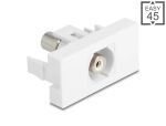 DELOCK Easy 45 Modul Buchse zu Cinch Buchse...