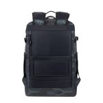Rivacase Sherwood Rucksack Camouflage, Navy Polyester, Polyurethan
