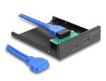 DELOCK Front Panel 3.5" USB 5 Gbps 1x USB-C + 1x USB-A
