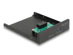 DELOCK Front Panel 3.5" USB 5 Gbps 1x USB-C + 1x USB-A