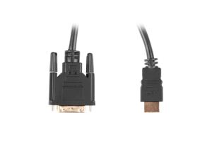 Lanberg CA-HDDV-20CU-0030-BK Videokabel-Adapter 3 m HDMI Typ A (Standard) DVI-D Schwarz