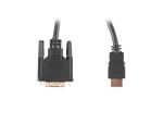 Lanberg CA-HDDV-20CU-0030-BK Videokabel-Adapter 3 m HDMI...