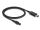 DeLOCK USB Ladekabel 15 V für Elektrorasierer kompatibel mit Philips OneBlade Pro 360 HQ7 HQ8 HQ9 Serie - Rasierer Ladegerät Ersatzkabel 1 m