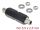DeLOCK Hohlstecker Adapter DC 5,5 x 2,5 mm Buchse auf Buchse mit Gewinde gerade