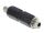 DeLOCK Hohlstecker Adapter DC 5,5 x 2,5 mm Buchse auf Buchse mit Gewinde gerade