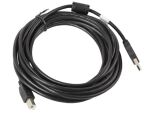 Lanberg CA-USBA-11CC-0050-BK USB Kabel USB 2.0 5 m USB B 0,48 Gbit/s Schwarz