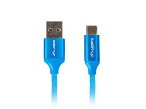 Lanberg CA-USBO-22CU-0018-BL USB Kabel USB 2.0 1,8 m USB A USB C 0,48 Gbit/s Blau