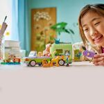 Lego Friends Pferd und Fohlen mit Pferdeanhänger--42695