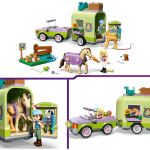 Lego Friends Pferd und Fohlen mit Pferdeanhänger--42695