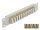 DELOCK 10" LWL Patchpanel 12 Port LC Quad beige 1 HE grau