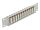 DELOCK 10" LWL Patchpanel 12 Port LC Quad beige 1 HE grau