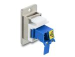DELOCK Panel Mount LC Duplex Buchse zu LC Duplex Buchse