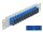 DELOCK 10" LWL Patchpanel 12 Port SC Duplex blau 1 HE grau