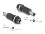 DELOCK Adapter DC 5,5 x 2,5 mm Buchse > DC 5,5 x 2,1...