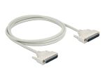 DELOCK Serielles Kabel D-Sub 37 Stecker zu Stecker 2 m