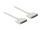 DELOCK Serielles Kabel D-Sub 37 Stecker zu Stecker 2 m