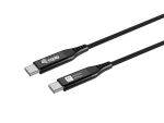 Equip USB 4 Ultra Slim C auf C Kabel, 1.2m, PD240W, 4K/60Hz, 40 Gbit/s, Schwarz