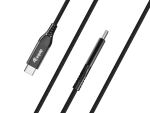 Equip USB 4 Ultra Slim C auf C Kabel, 1.2m, PD240W, 4K/60Hz, 40 Gbit/s, Schwarz