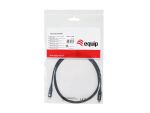 Equip USB 4 Ultra Slim C auf C Kabel, 1.2m, PD240W, 4K/60Hz, 40 Gbit/s, Schwarz
