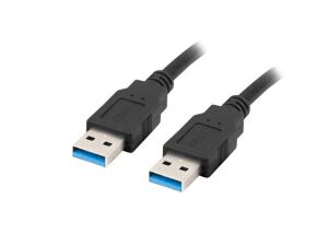 Lanberg CA-USBA-30CU-0010-BK USB Kabel USB 3.2 Gen 1 (3.1 Gen 1) 1 m 5 Gbit/s Schwarz