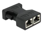 DeLOCK D-Sub 15 Pin Buchse zu 2 x RJ45 Buchse AUI...