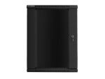 Lanberg WF01-6418-10B Rack 18U Wandmontiertes Regal Schwarz