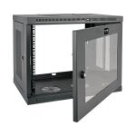 Tripp Lite SRW9UG SmartRack 9-HE-Mini-Rackgehäuse mit flachem Profil, tiefenverstellbar, Wandhalterung, transparentes Acrylglasfenster