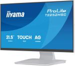 iiyama ProLite T2252MSC-W2AG Computerbildschirm 54,6 cm (21.5") 1920 x 1080 Pixel Full HD LCD Touchscreen Weiß