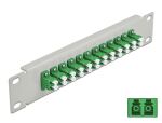 DELOCK 10" LWL Patchpanel 12 Port LC Duplex...