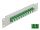 DELOCK 10" LWL Patchpanel 12 Port LC Duplex grün 1 HE grau