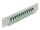 DELOCK 10" LWL Patchpanel 12 Port LC Duplex grün 1 HE grau