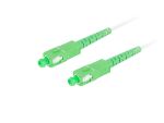 Lanberg FO-SASA-SS31-0100-WH InfiniBand/Glasfaserkabel 10 m SC Weiß